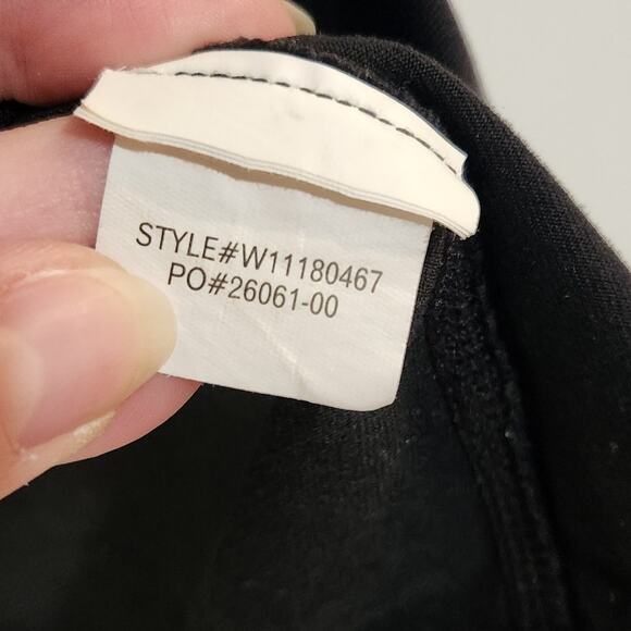 Prana Criss Cross Back Athletic Tank Top Removable Pads Black Size Small - Picture 10 of 10